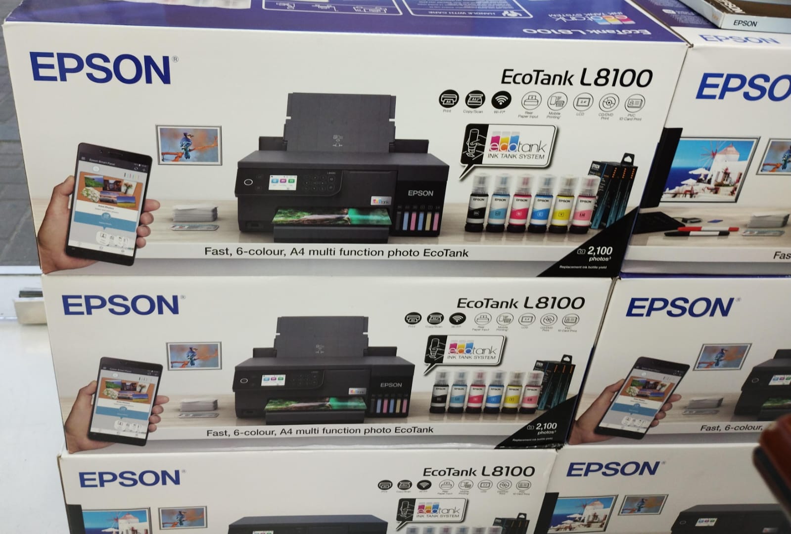 Epson EcoTank L8100 A4 inktank photo printer